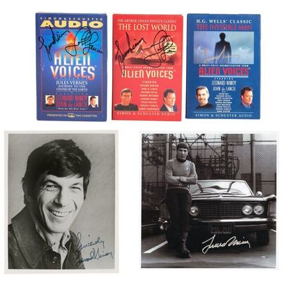 1615B. Leonard Nimoy Collection: Leonard Nimoy-Autographed Alien Voices Tape Sets and Photographs ### LEONARD NIMOY