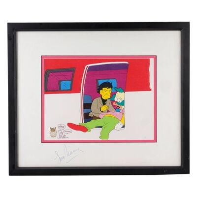 1615A. Leonard Nimoy Collection: Matt Groening and Leonard Nimoy-Autographed The Simpsons Animation Cel ### THE SIMPSONS (1989)