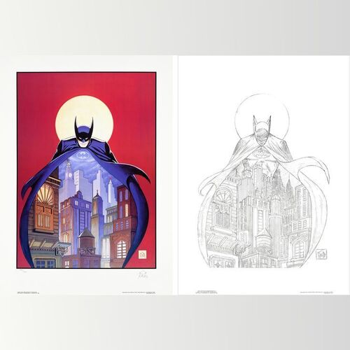 2. Limited Edition "Night Vigil Over Gotham" Lithograph Signed by Bob Kane with Pencil Sketch Print ### BATMAN (1989)