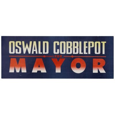 8. Oswald Cobblepot Mayoral Campaign Bumper Sticker ### BATMAN RETURNS (1992)