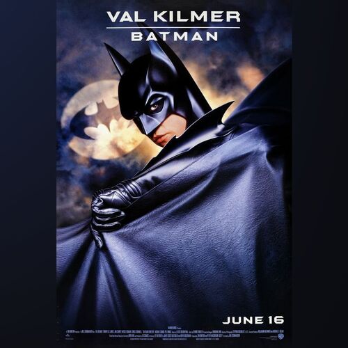 12. Advanced Style One Sheet Batman Character Poster; Fine+ ### BATMAN FOREVER (1995)