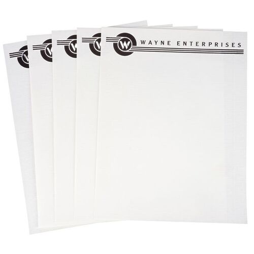 16. Five Sheets of Wayne Enterprises Letterhead ### BATMAN FOREVER (1995)