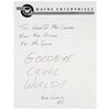 24. Edward Nygma's Handwritten Fred Stickley Suicide Note ### BATMAN FOREVER (1995)