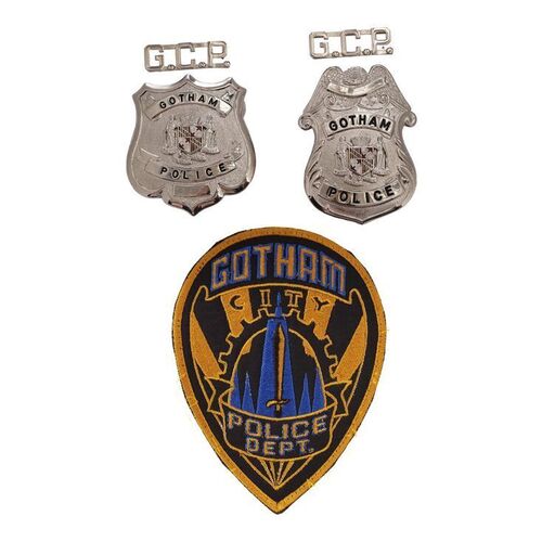 30. Set of Gotham City Police Department Badges, Pins, and Patch ### BATMAN AND ROBIN (1997)