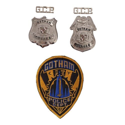 38. Set of Gotham City Police Department Badges, Pins, and Patch ### BATMAN AND ROBIN (1997)