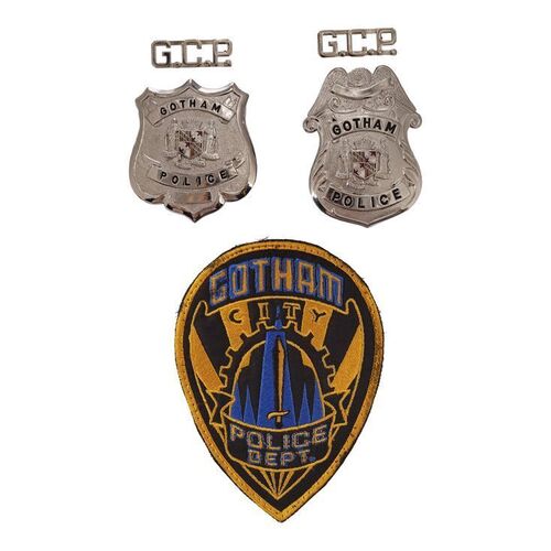 39. Set of Gotham City Police Department Badges, Pins, and Patch ### BATMAN AND ROBIN (1997)