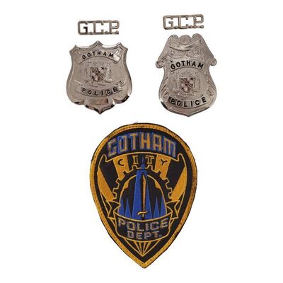 39. Set of Gotham City Police Department Badges, Pins, and Patch ### BATMAN AND ROBIN (1997)