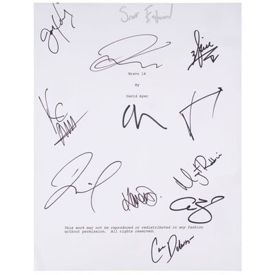 59. Director and Cast-Autographed Script Cover Page ### SUICIDE SQUAD (2016)