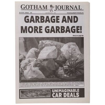 69. Garbage and More Garbage! Gotham Journal Newspaper Cover ### JOKER (2019)