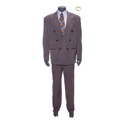 Lot #4: Jordan Belfort's (DiCaprio) First Day as a Broker Costume with Wedding Band ### WOLF OF WALL STREET, THE (2013)