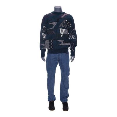 Lot #14: Jordan Belfort's (DiCaprio) Looking for a Job Costume with Screen-Matched Sweater ### WOLF OF WALL STREET, THE (2013)