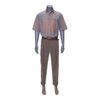 Lot #16: Dwayne's (Jonze) Short-Sleeved Plaid Shirt Costume ### WOLF OF WALL STREET, THE (2013)