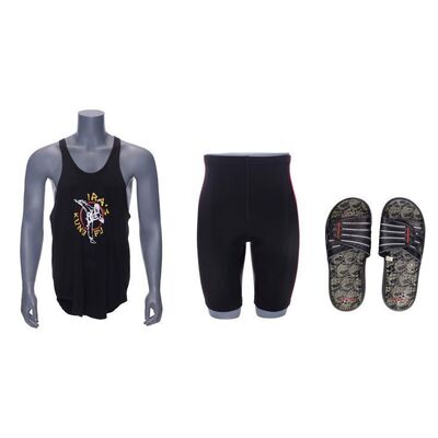 Lot #22: Brad Bodnick's (Bernthal) Sport Spandex Costume with Tank Top ### WOLF OF WALL STREET, THE (2013)