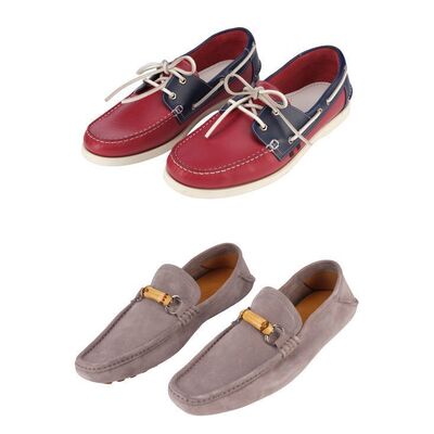 Lot #33: Jordan Belfort's (DiCaprio) Two Pairs of Gucci Shoes ### WOLF OF WALL STREET, THE (2013)