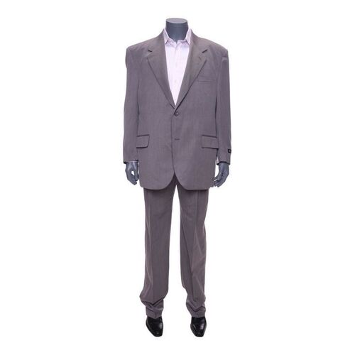 Lot #34: Donnie Azoff's Back-up Grey Suit with Pink Pinstriped Shirt ### WOLF OF WALL STREET, THE (2013)