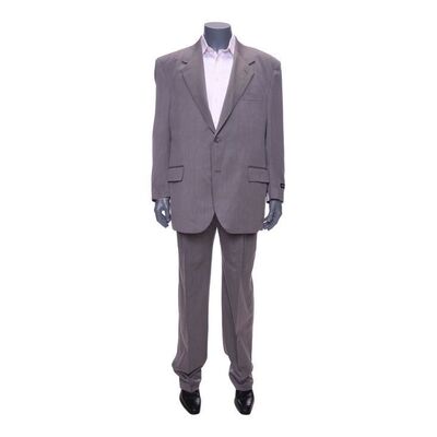 Lot #34: Donnie Azoff's Back-up Grey Suit with Pink Pinstriped Shirt ### WOLF OF WALL STREET, THE (2013)