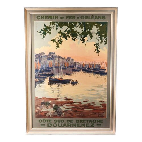 Lot #61: Jordan Belfort (DiCaprio) Apartment Framed Chemin De Fer D'Orleans Poster ### WOLF OF WALL STREET, THE (2013)