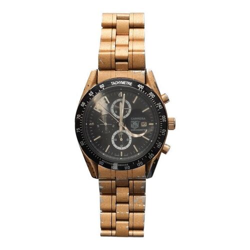 Lot #64: Black-Faced Faux TAG Heuer Watch ### WOLF OF WALL STREET, THE (2013)
