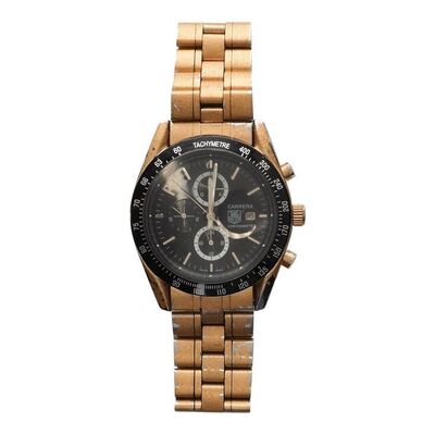 Lot #64: Black-Faced Faux TAG Heuer Watch ### WOLF OF WALL STREET, THE (2013)