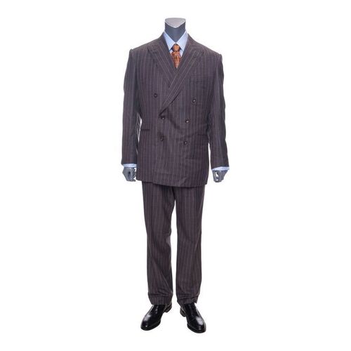 Lot #65: Jordan Belfort's (DiCaprio) Party Aftermath Costume with Screen-Matched Suit Jacket ### WOLF OF WALL STREET, THE (2013)