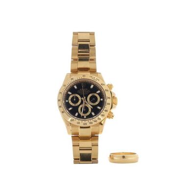 Lot #68: Donnie Azoff's (Hill) Wedding Ring with Faux Rolex Watch ### WOLF OF WALL STREET, THE (2013)