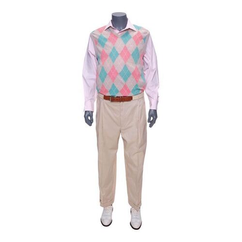 Lot #72: Donnie Azoff's (Hill) Golfing Costume with Screen-Matched Sweater Vest ### WOLF OF WALL STREET, THE (2013)