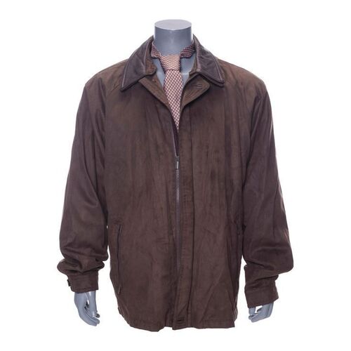 Lot #78: Agent Denham's (Chandler) Riding the Subway Costume Components with Screen-Matched Jacket ### WOLF OF WALL STREET, THE (2013)