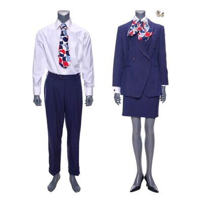 Lot #122: Swiss Jet Stunt Captain and Flight Attendant Costumes ### WOLF OF WALL STREET, THE (2013)