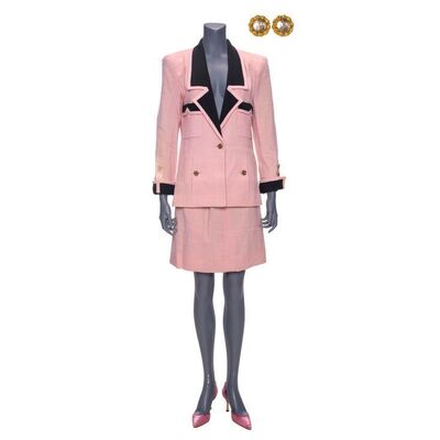 Lot #155: Kimmie Belzer's (Kurtzuba) Pink and Black Chanel Broker Costume ### WOLF OF WALL STREET, THE (2013)