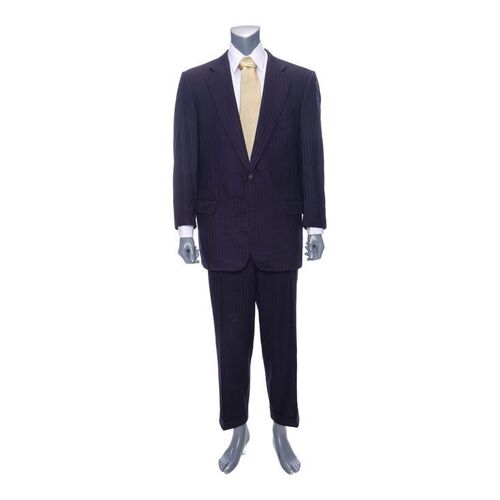Lot #157: Robbie Feinberg's (Sacca) Blue Pinstriped Suit ### WOLF OF WALL STREET, THE (2013)