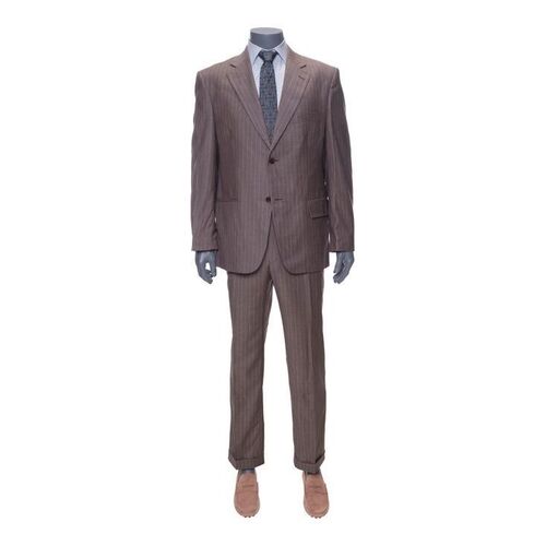 Lot #177: Nicky "Rugrat" Koskoff's (Byrne) Brown Pinstriped Suit ### WOLF OF WALL STREET, THE (2013)