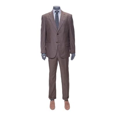 Lot #177: Nicky "Rugrat" Koskoff's (Byrne) Brown Pinstriped Suit ### WOLF OF WALL STREET, THE (2013)