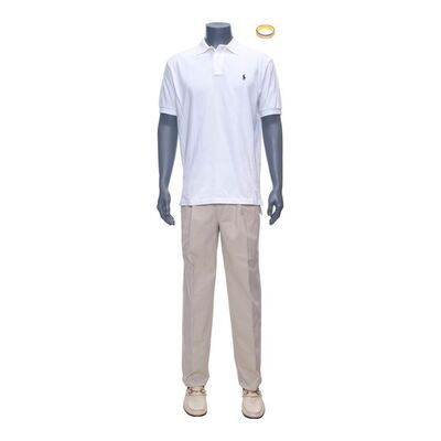 Lot #199: 
Jordan Belfort's (DiCaprio) FBI Visit to Yacht Costume ### WOLF OF WALL STREET, THE (2013)
