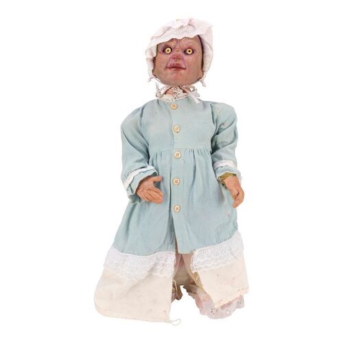 Lot #10: Bloodied Baby Oopsie (Jill Bartlett) Doll ### BABY OOPSIE: THE FEATURE (2021 - FULL MOON)/BABY OOPSIE 2: MURDER DOLLS (2022 - FULL MOON)