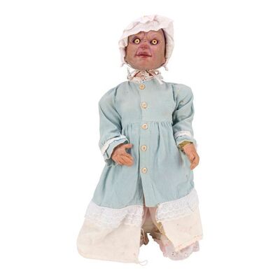 Lot #10: Bloodied Baby Oopsie (Jill Bartlett) Doll ### BABY OOPSIE: THE FEATURE (2021 - FULL MOON)/BABY OOPSIE 2: MURDER DOLLS (2022 - FULL MOON)