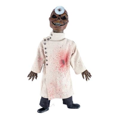 Lot #14: Screen-Matched Bloodied Doktor Death (Joseph Lambert) Rod Puppet ### PUPPET MASTER: DOKTOR DEATH (2022 - FULL MOON)