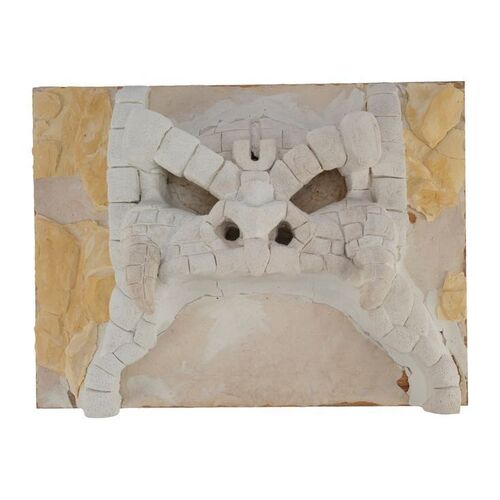 Lot #24: Stone Face Sculpture Design Maquette ### PRIMEVALS, THE (1970s - 2023)