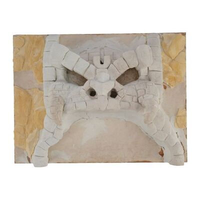 Lot #24: Stone Face Sculpture Design Maquette ### PRIMEVALS, THE (1970s - 2023)