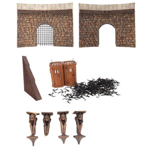 Lot #28: Set of Arena Wall, Cage, and Gargoyle Model Miniatures ### PRIMEVALS, THE (1970s - 2023)