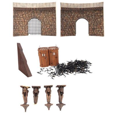 Lot #28: Set of Arena Wall, Cage, and Gargoyle Model Miniatures ### PRIMEVALS, THE (1970s - 2023)