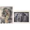 Lot #38: Hand-Drawn Lee MacLeod Fortress Concept Artwork with Hand-Painted John Carl Buechler Alien Concept Artwork ### PRIMEVALS, THE (1970s - 2023)