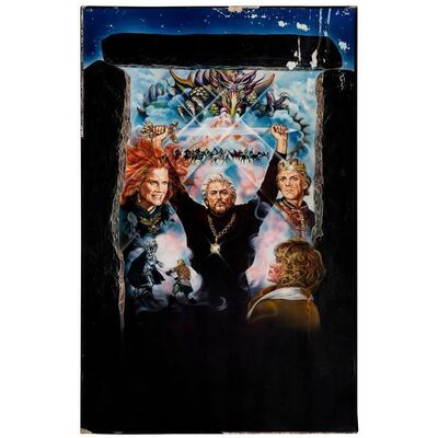 Lot #42: Hand-Painted Joann Daley Final One Sheet Artwork ### ARTHUR THE KING (1983)