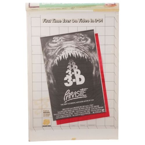 Lot #44: Printed VHS Release One Sheet Mock-Up ### PARASITE (1982)