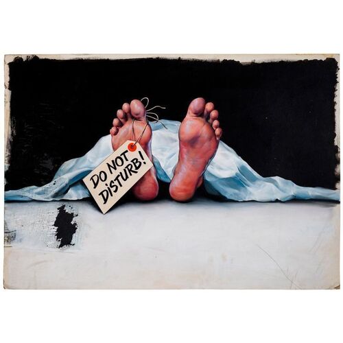 Lot #54: Hand-Painted Trade Ad Artwork ### HOTEL DICK (UNPRODUCED - EMPIRE PICTURES)