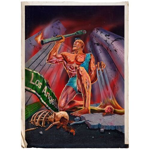 Lot #59: Hand-Painted Hom Brothers Trade Ad Concept Artwork ### L.A.B.C. (UNPRODUCED - TITAN PRODUCTIONS)