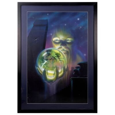 Lot #62: Framed Hand-Painted Trade Ad Artwork ### SPELLCASTER (1992 - EMPIRE PICTURES)