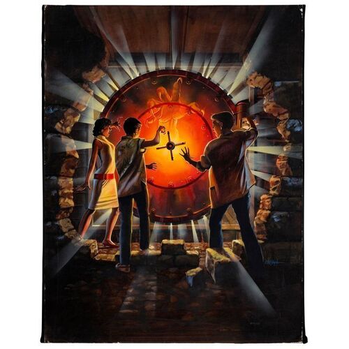 Lot #67: Hand-Painted C. Winston Taylor Trade Ad Artwork ### VAULT, THE (UNPRODUCED - EMPIRE PICTURES)