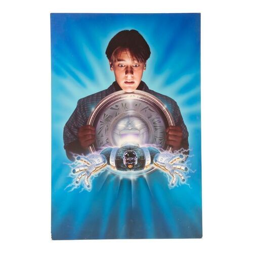 Lot #83: Hand-Illustrated Teenager and Robot Trade Advertisement Artwork ### MOONBEAM FILMS (FULL MOON)