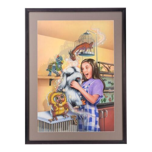 Lot #84: Framed Hand-Painted Final One Sheet Artwork ### PET SHOP (1995 - FULL MOON)