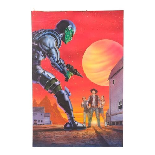 Lot #85: Hand-Illustrated Trade Advertisement Artwork ### PHANTOM TOWN (1999 - FULL MOON)